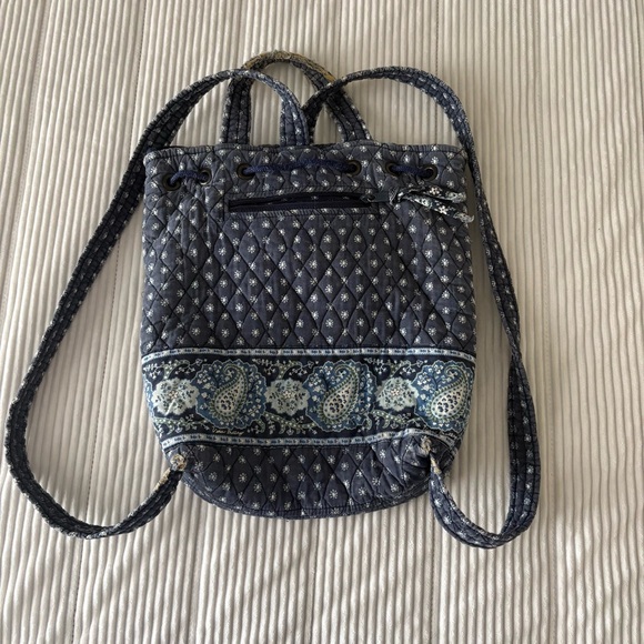 Vera Bradley Quilted Blue Paisley Tote Bag - Picture 8 of 8